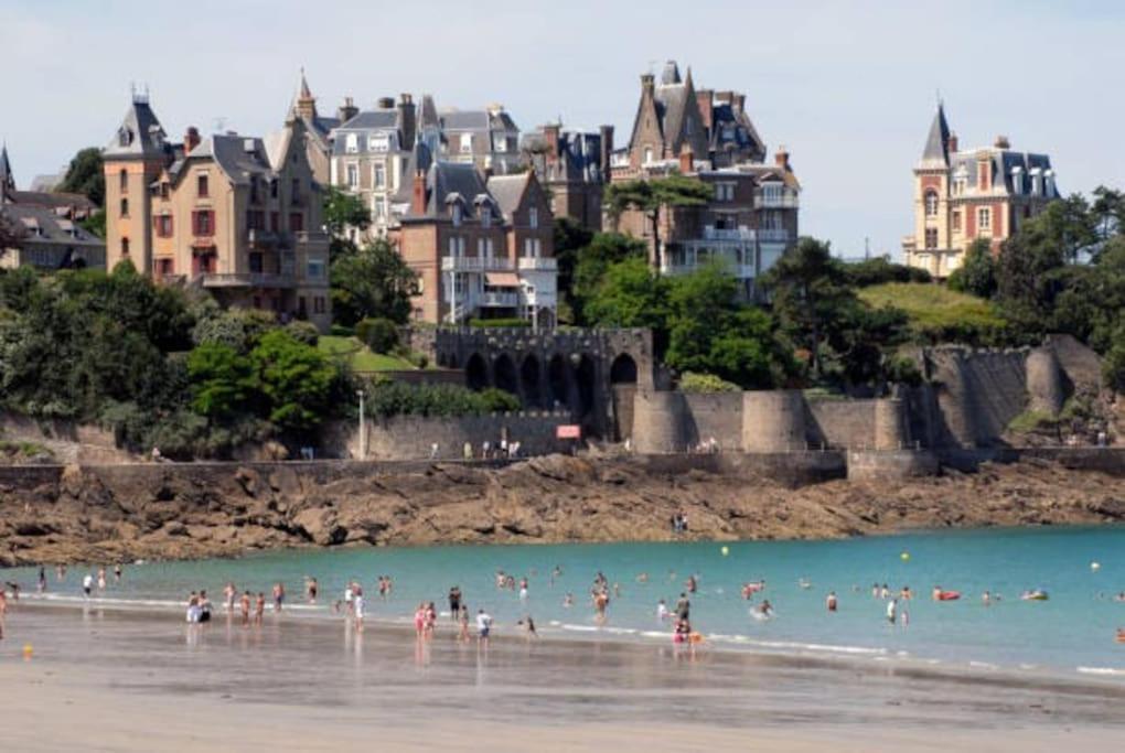Dinard : Loft De 175 M² - A 150 M De La Plage Zewnętrze zdjęcie